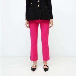Zara Fuchsia Mini Flare Pant